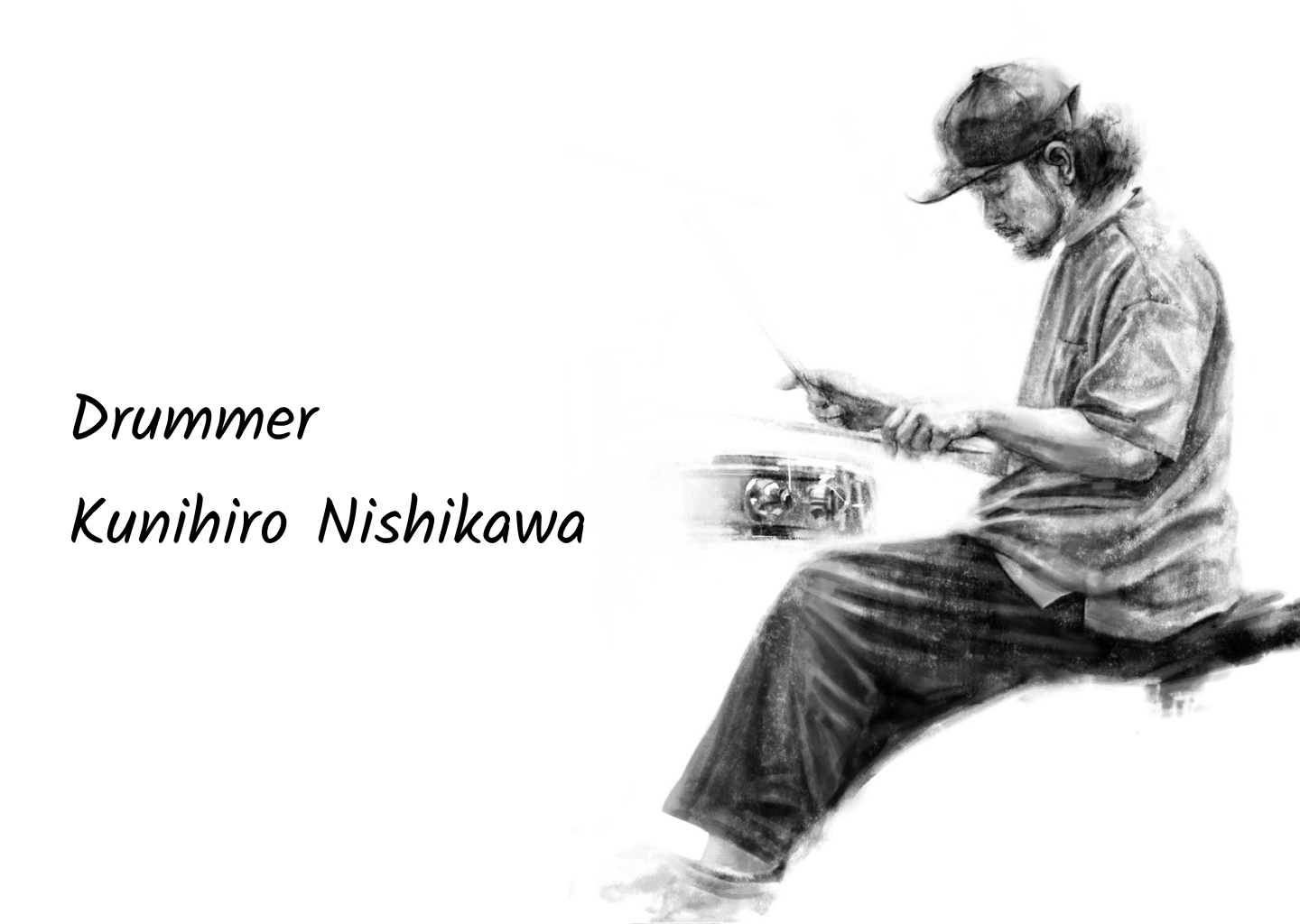 ドラマー 西川邦博のメインビジュアル
